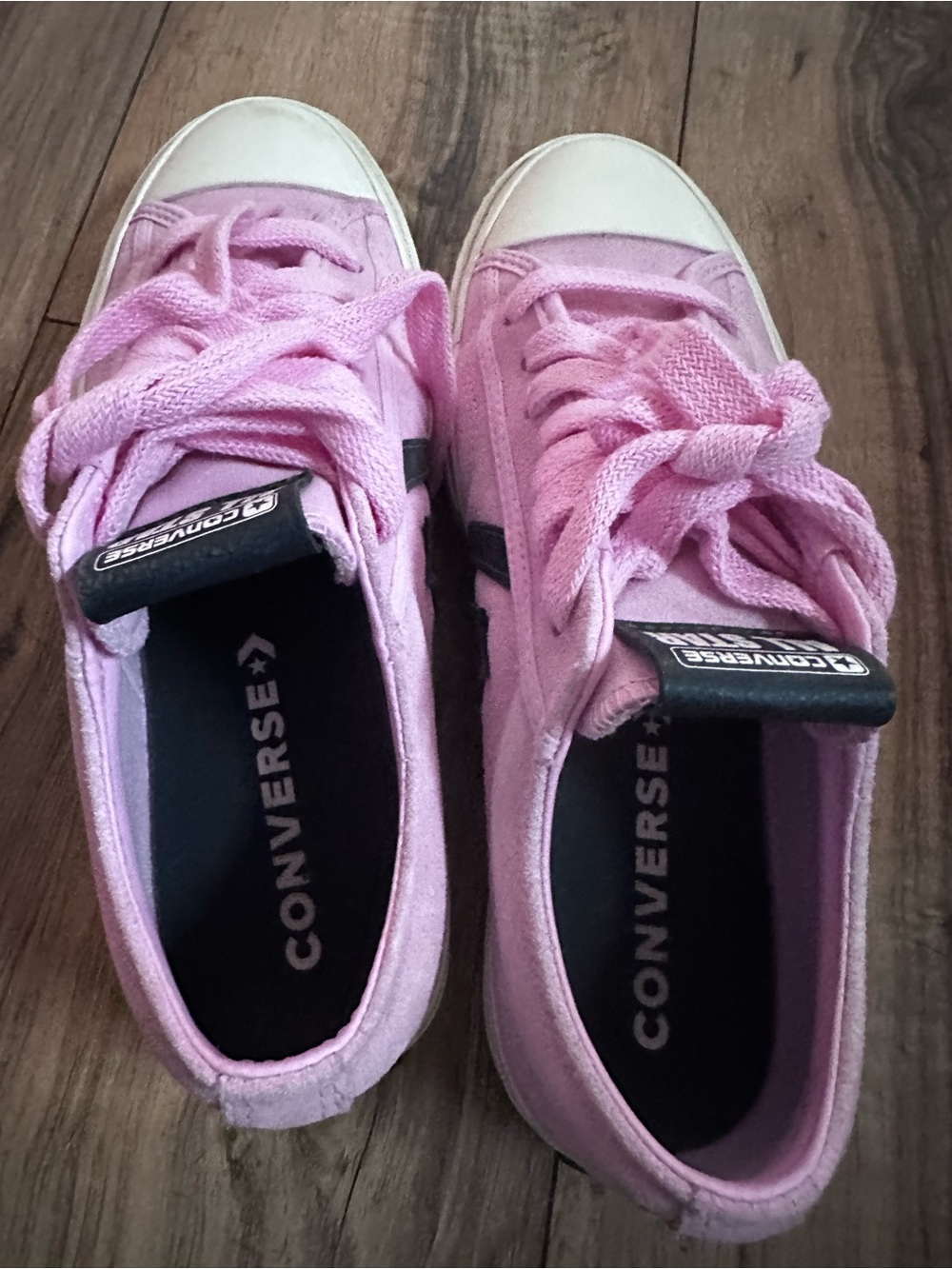 Converse Pink One Star Suede Low Top Sneaker - Picture 3 of 4